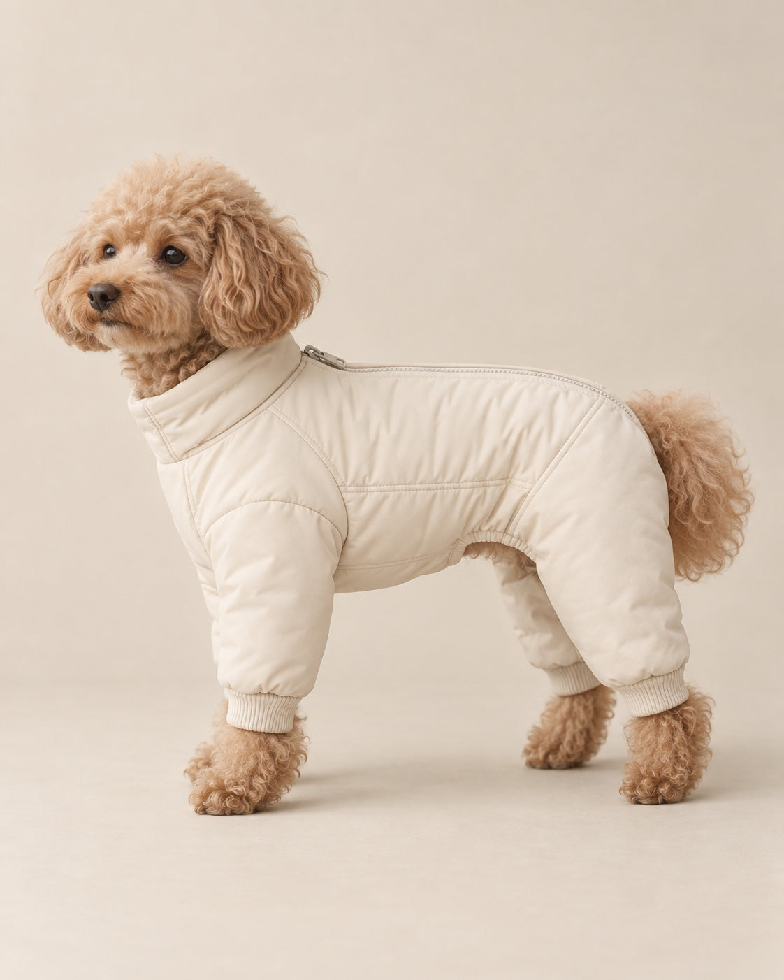 Krem Ayaz Termal Tulum — Toy Poodle