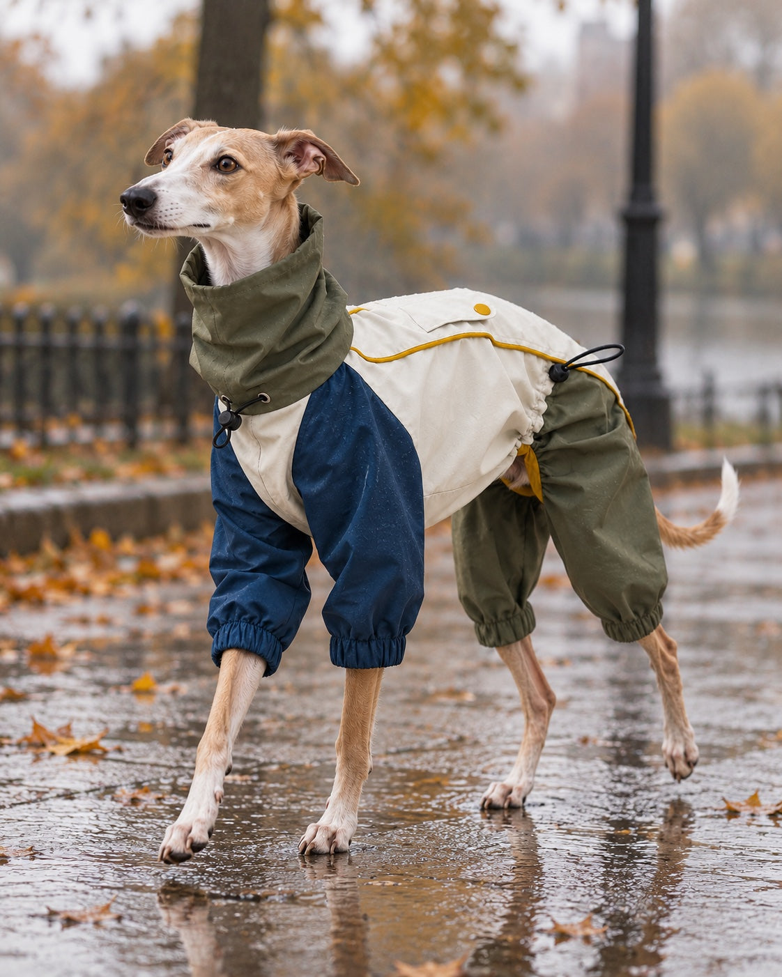 Boran Colour-Block Rain Suit — everyday wear