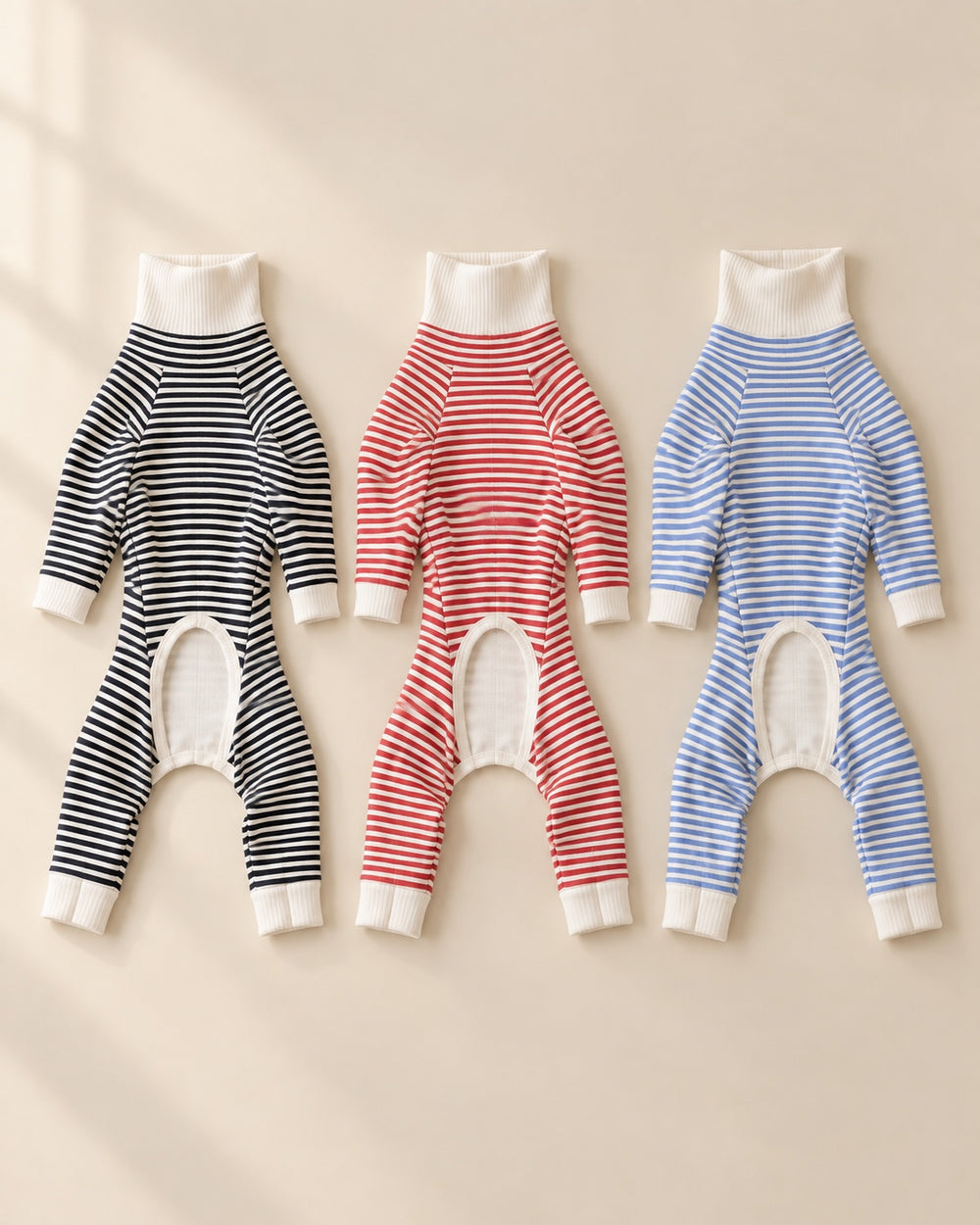 Çizgi Striped Dog Pyjamas — detail