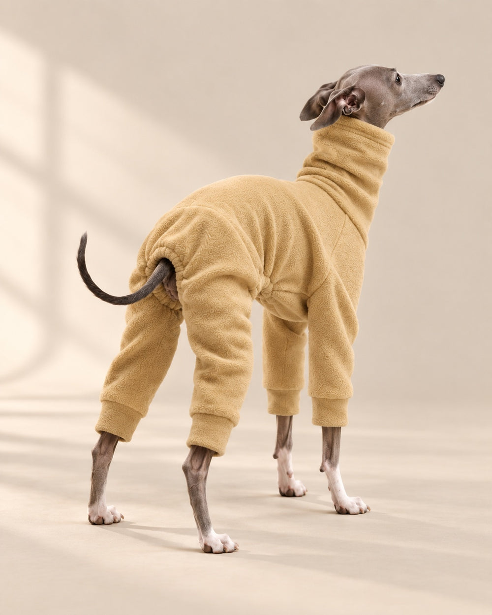 Kumul Fleece Dog Suit — back view