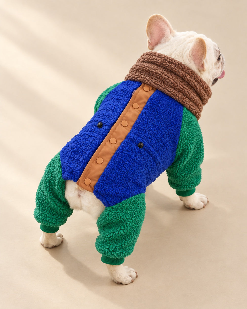 Lokum Sherpa Dog Suit — back view