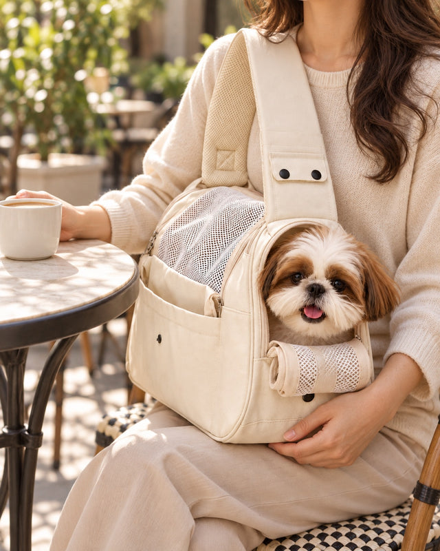 Sedef Structured Sling Pet Carrier — everyday wear