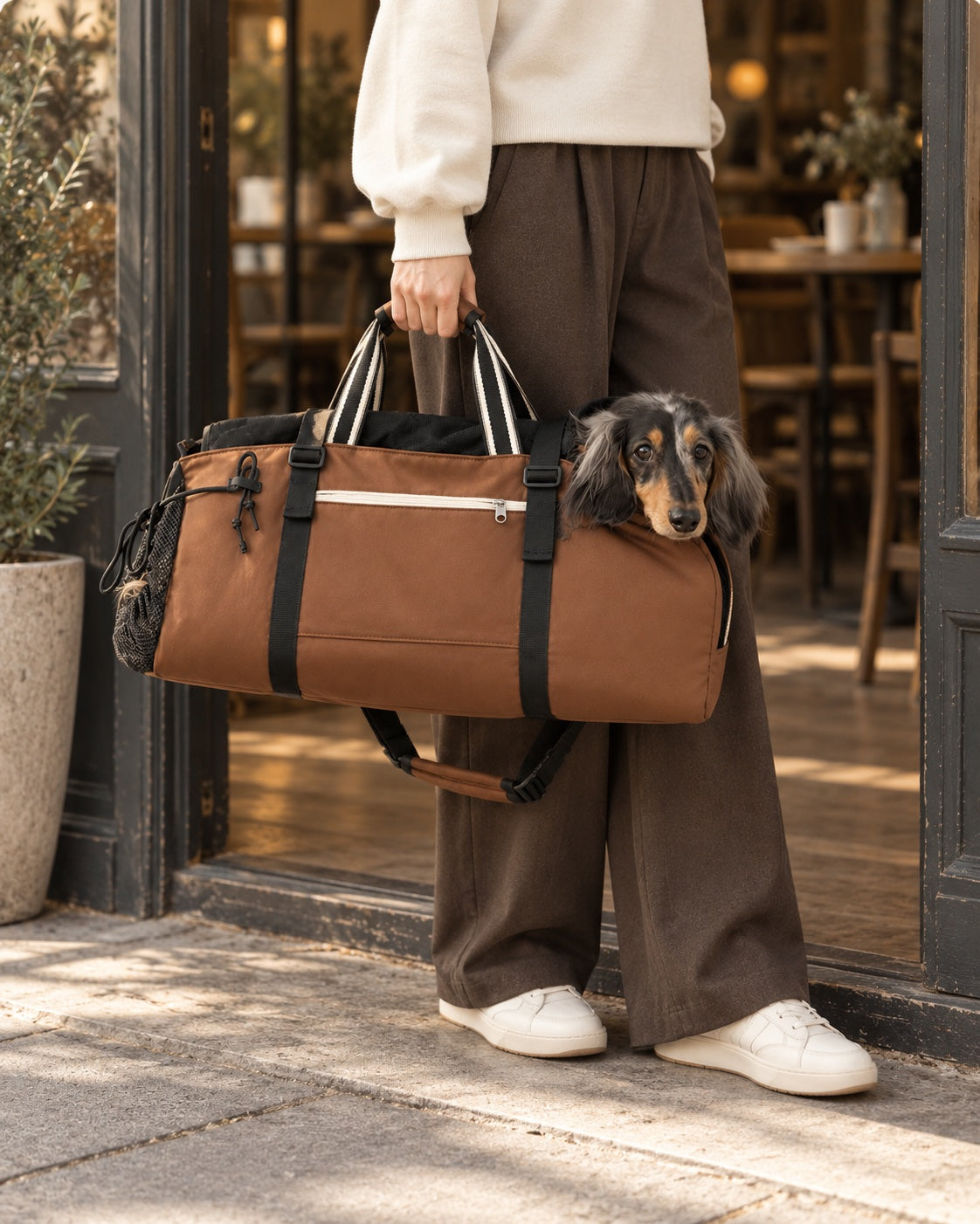 Tarçın Long-Body Dog Carrier — everyday wear