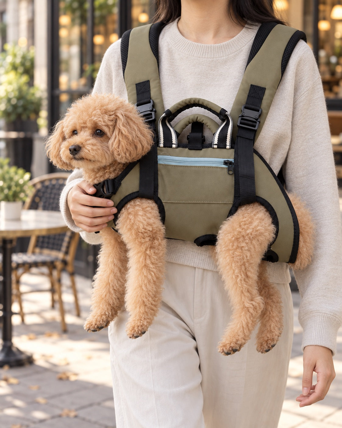 Yoldaş Double-Shoulder Dog Carrier — everyday wear