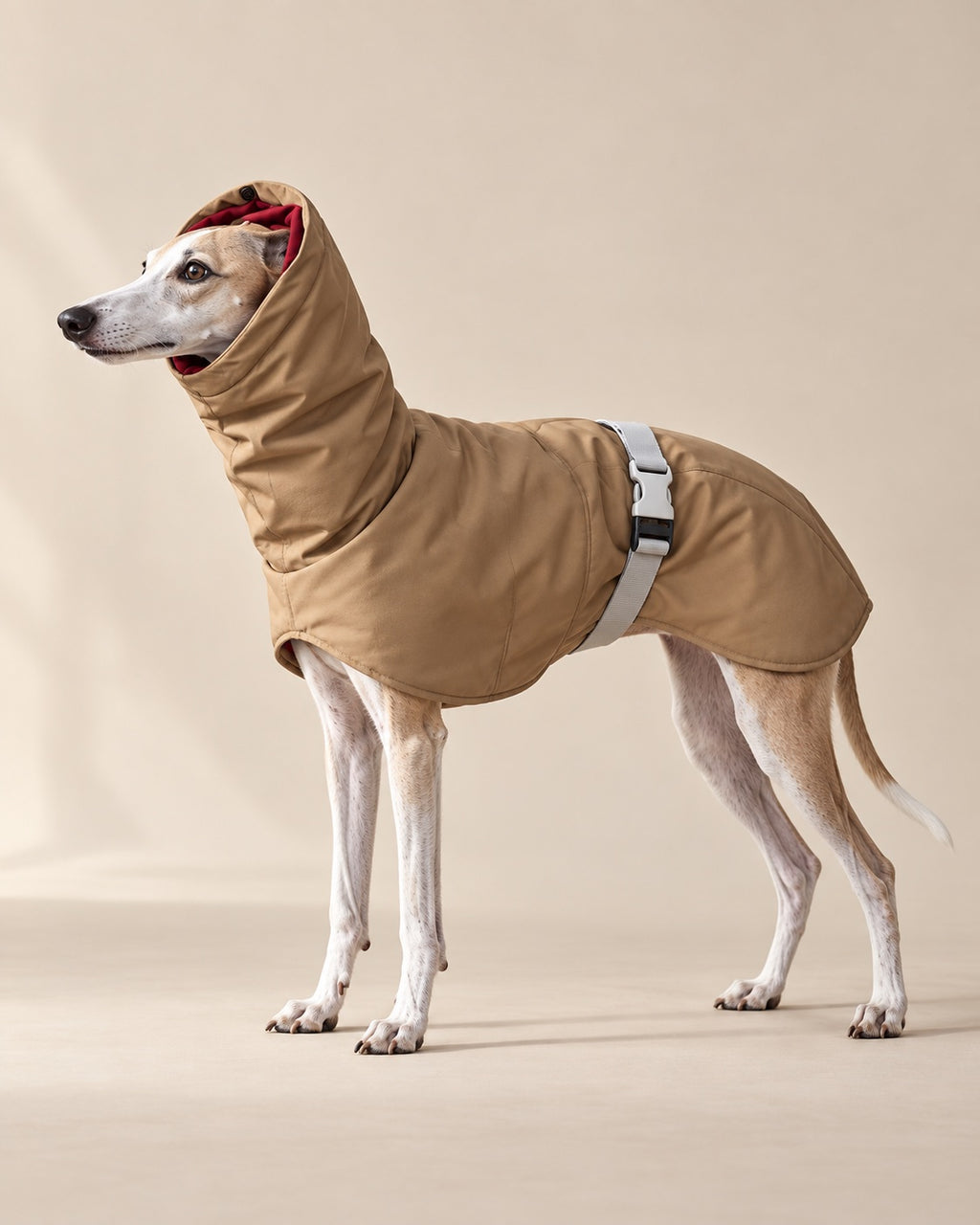 Beige Zemheri Sighthound Coat — Whippet